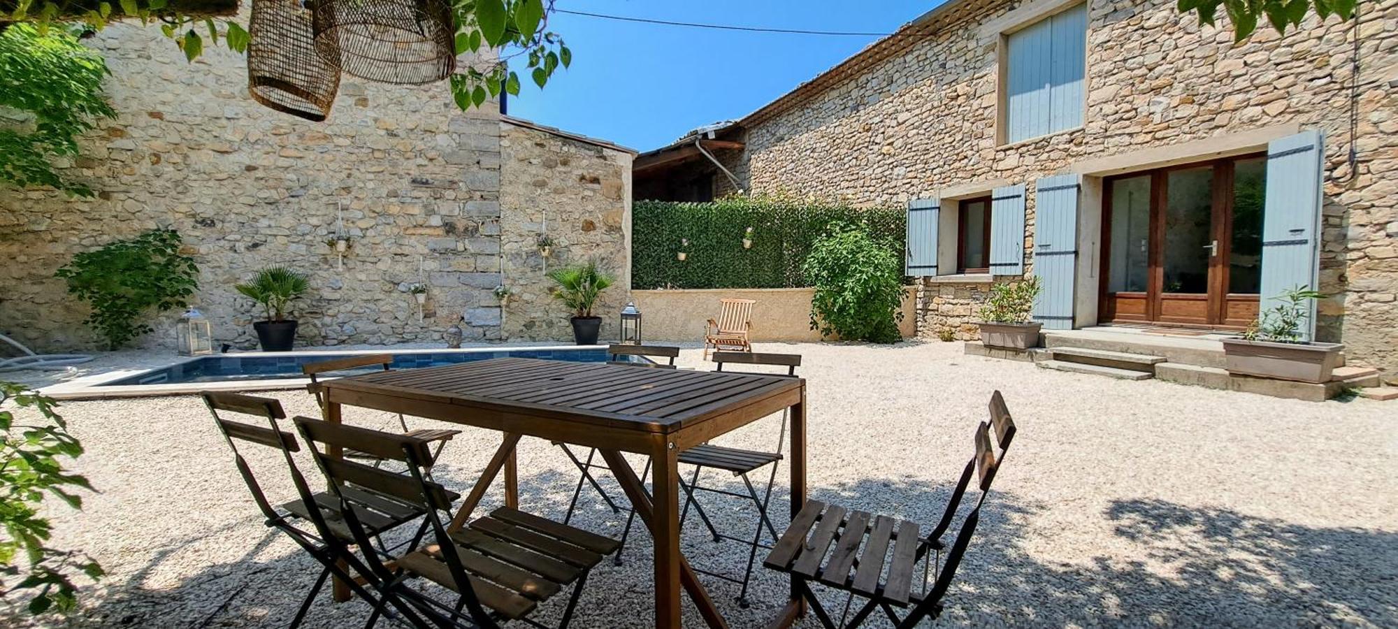 Le Mazet Sainte-Jalle, Piscine Chauffee, Jardin Clos, Barbecue En Baronnies Provencales Exteriér fotografie
